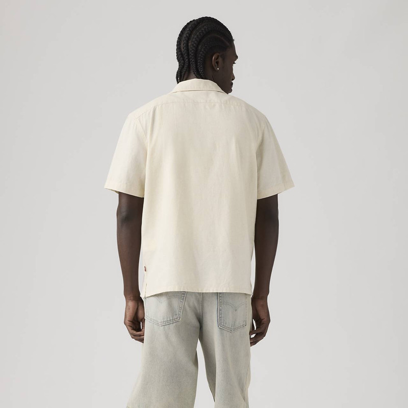 SUNSET CAMP COTTON LINEN SHIRT 4