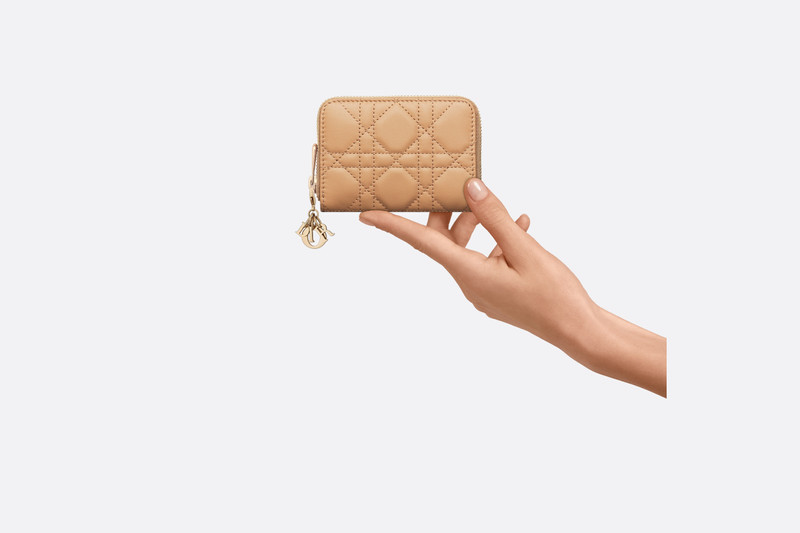 Small Lady Dior Voyageur Coin Purse 4