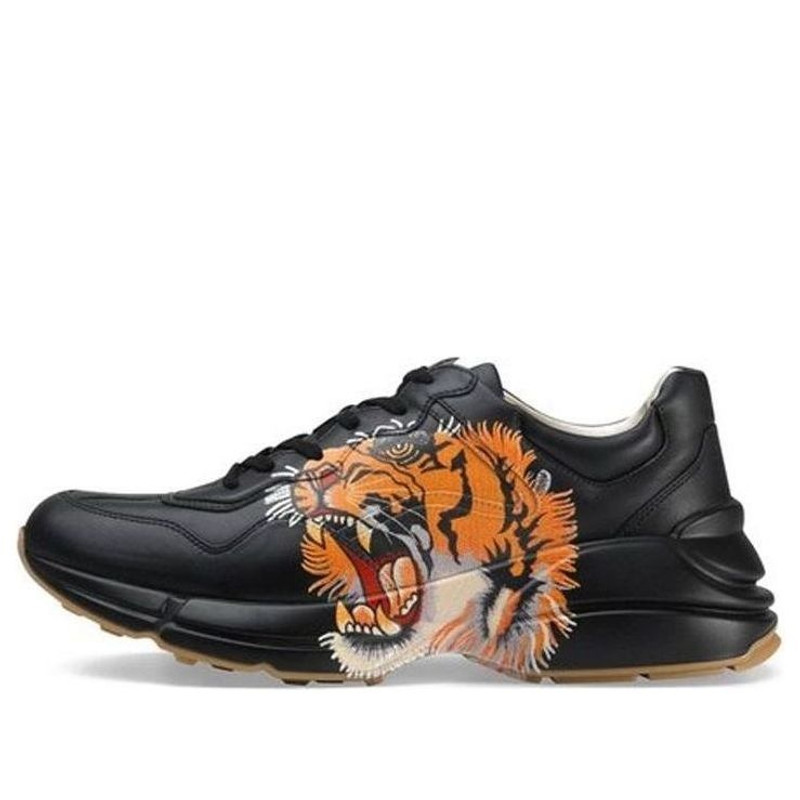 Gucci Rhyton Leather 'Tiger Print' 548635-DRW00-1000 - 1