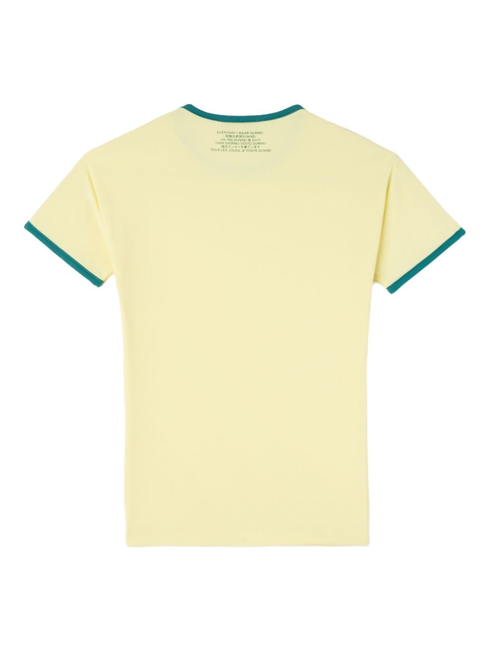 contrast-trim T-shirt - 2