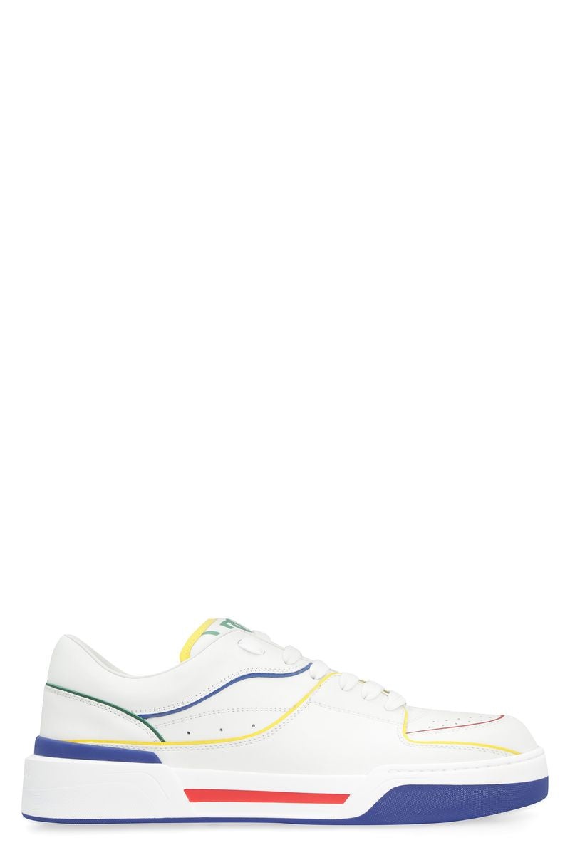 Dolce & Gabbana New Roma Leather Low-Top Sneakers - 1