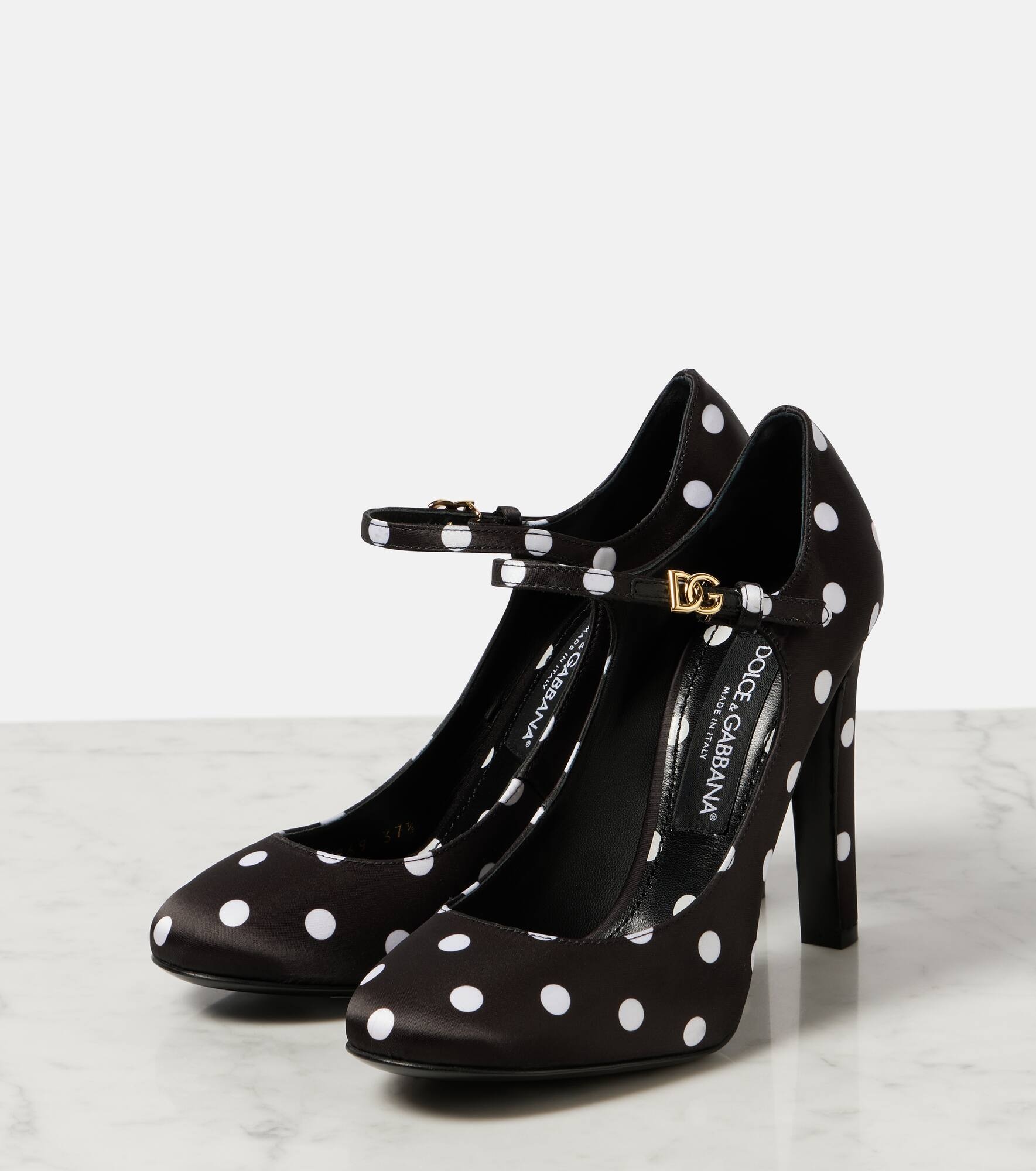 Sharon polka-dot Mary Jane pumps - 5