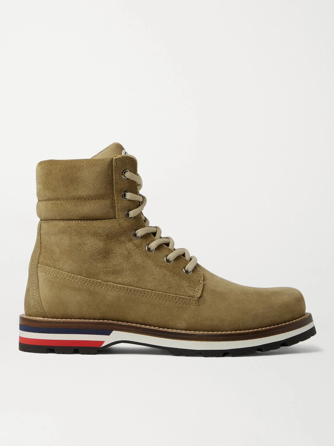 Vancouver Striped Suede Hiking Boots - 1