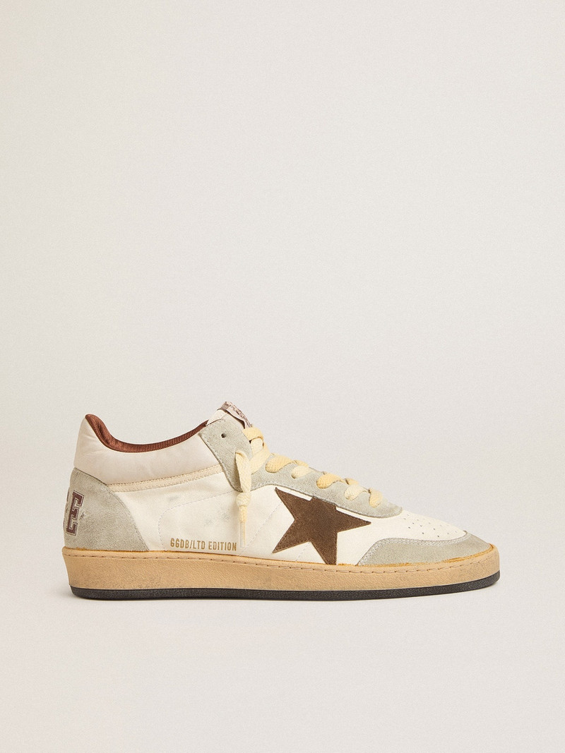 Ball Star LTD in nappa and nylon with suede star and inserts 1