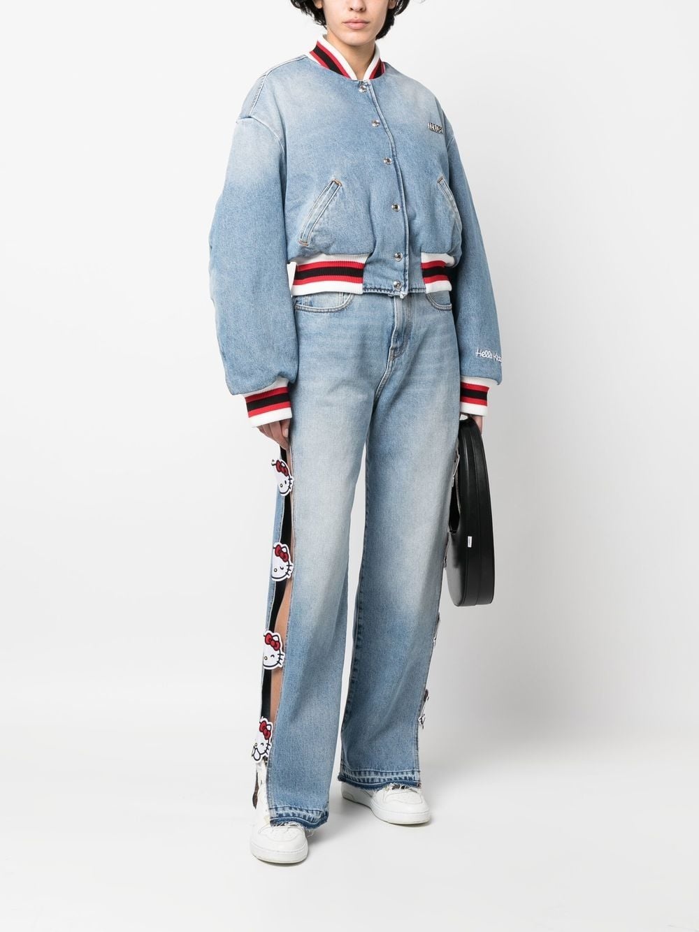 Hello Kitty cut-out jeans - 2