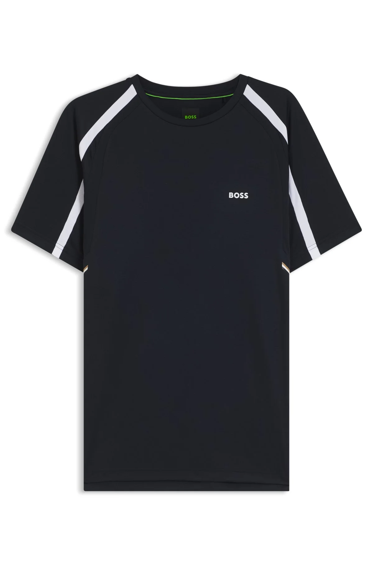 ACTIVE SLIM-FIT T-SHIRT IN STRETCH FABRIC WITH CONTRAST INSERTS - 1