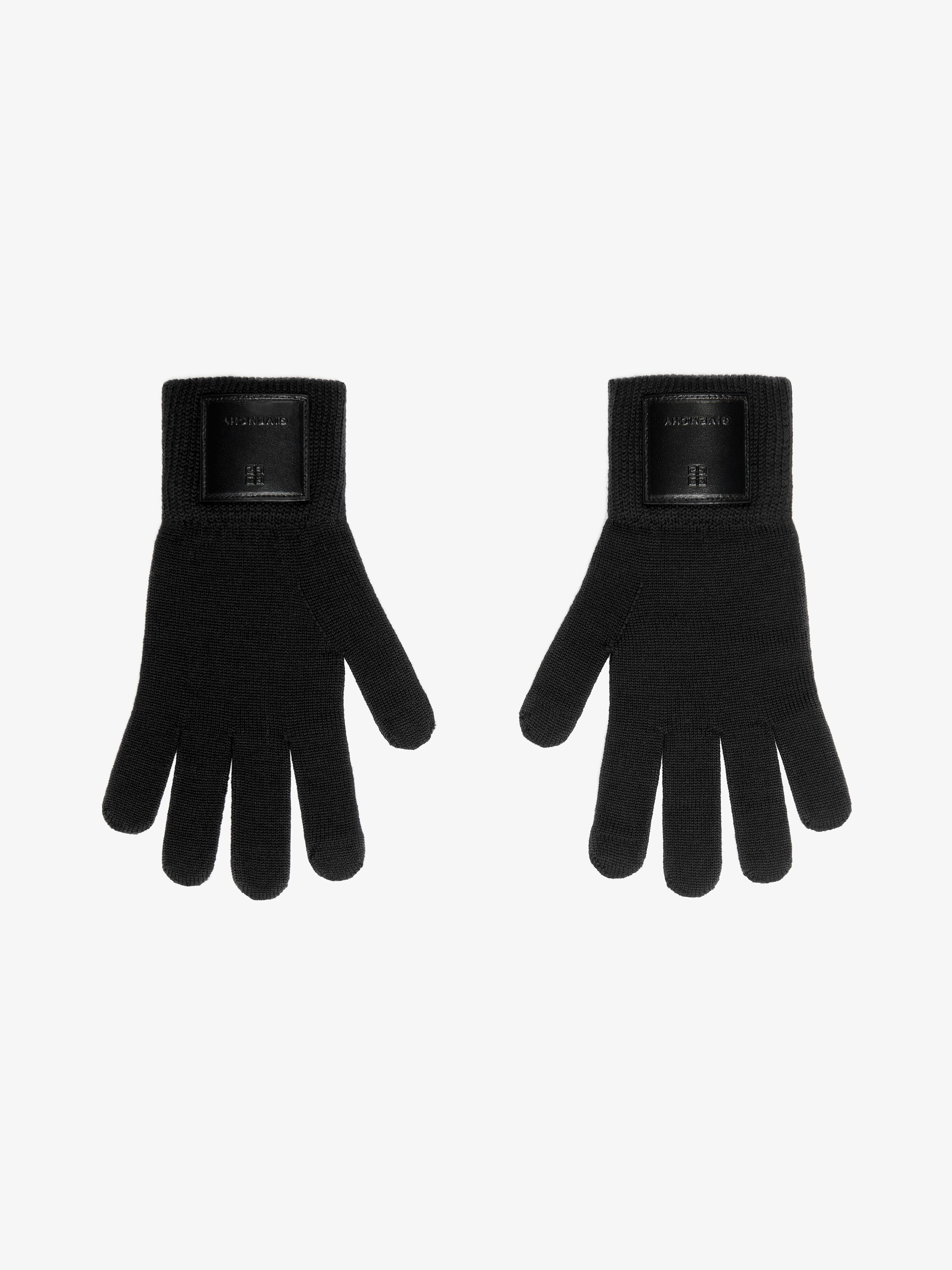 4G WOOL KNIT GLOVES - 1