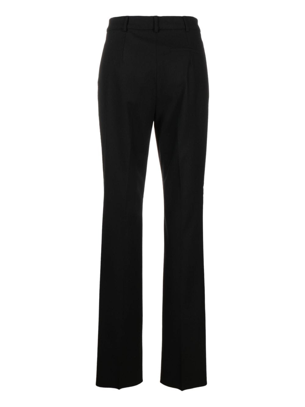 flared virgin wool tailored trousers - 2