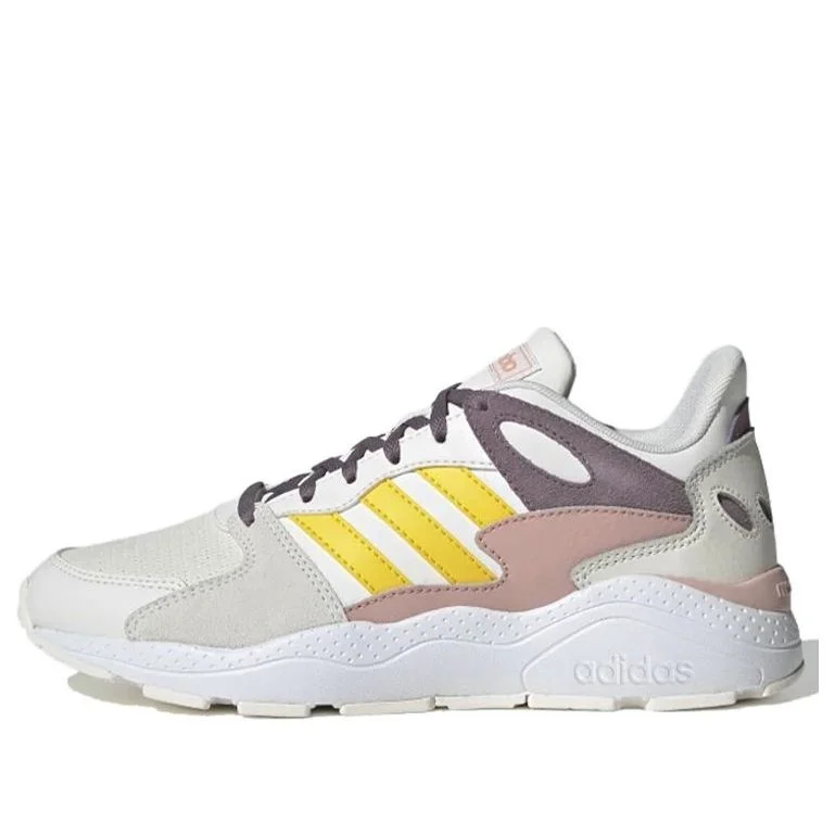 (WMNS) adidas neo Crazychaos 'White Yellow Brown' EG8751 - 1