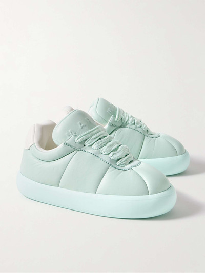 Marni Bigfoot 2.0 Logo-Embossed Padded Quilted Leather Sneakers outlook