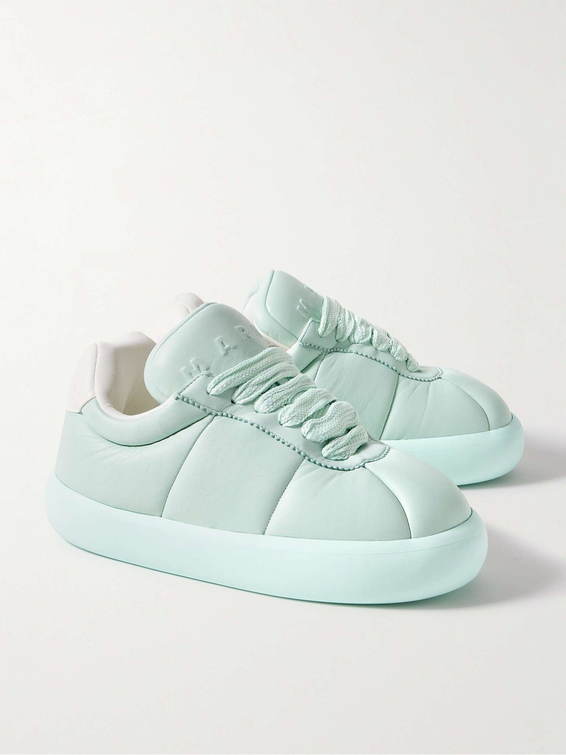 Marni Bigfoot 2.0 Logo-Embossed Padded Quilted Leather Sneakers outlook