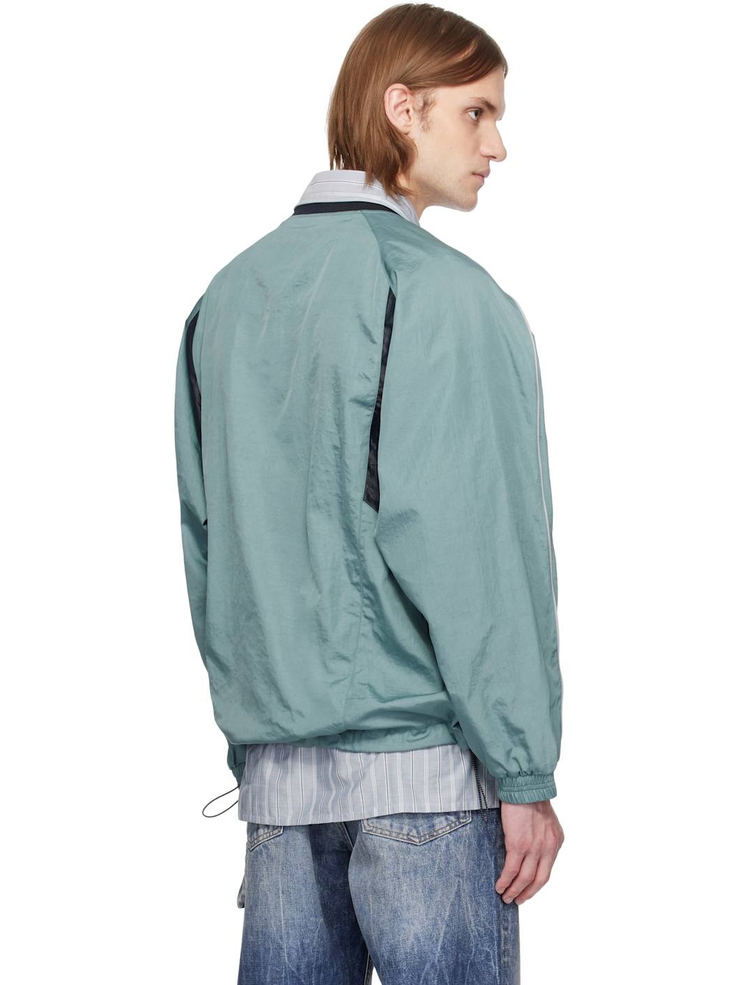 Green Sports Pullover Jacket - 3