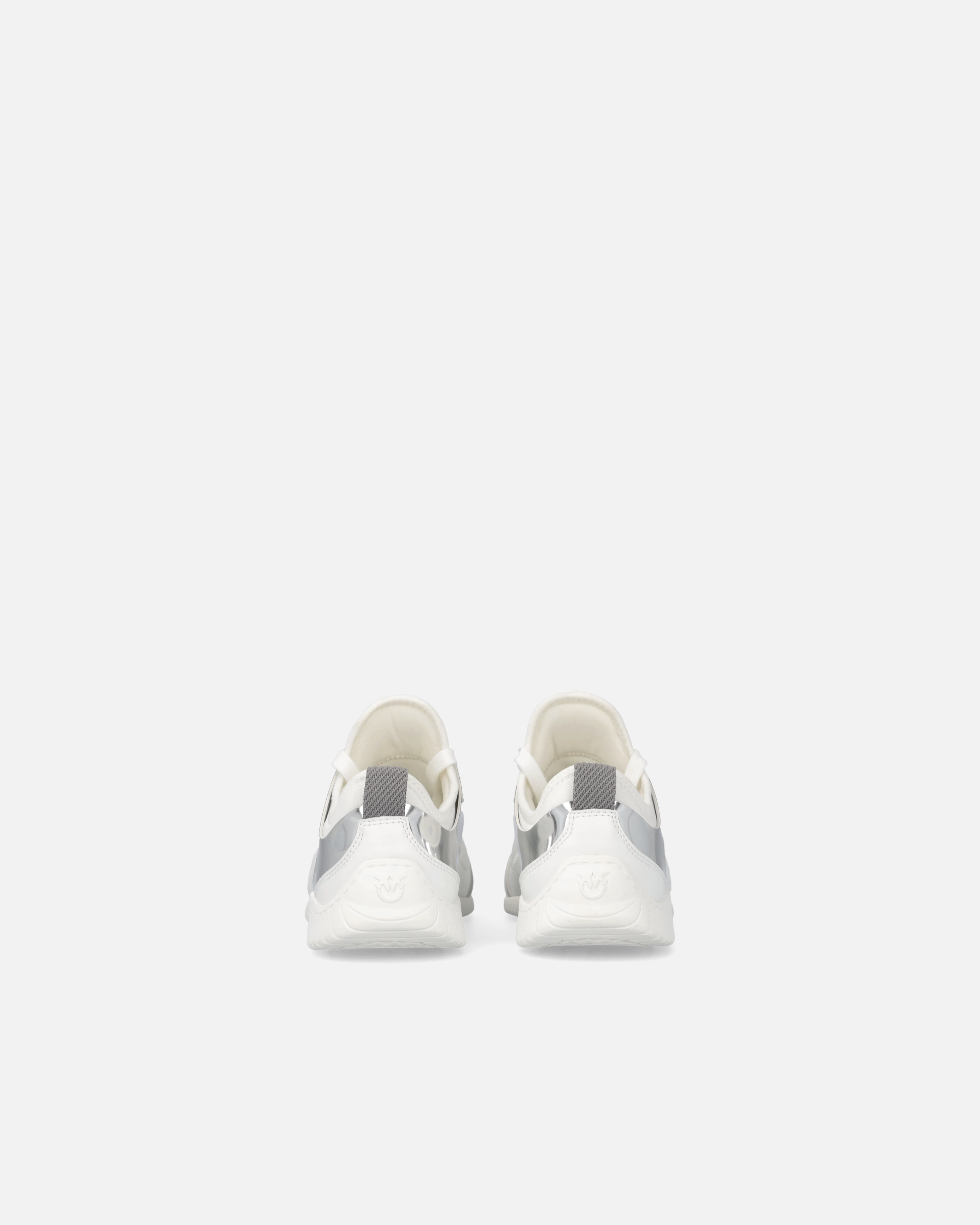 SNEAKERS WITH MIRROR-FINISH INSERTS AND LOVE BIRDS LOGO - 8