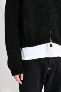 【OUR LEGACY】ULTRA ZIP FUNNEL Our Legacy - Ultra Zip Funnel Jet Black Isles Wool