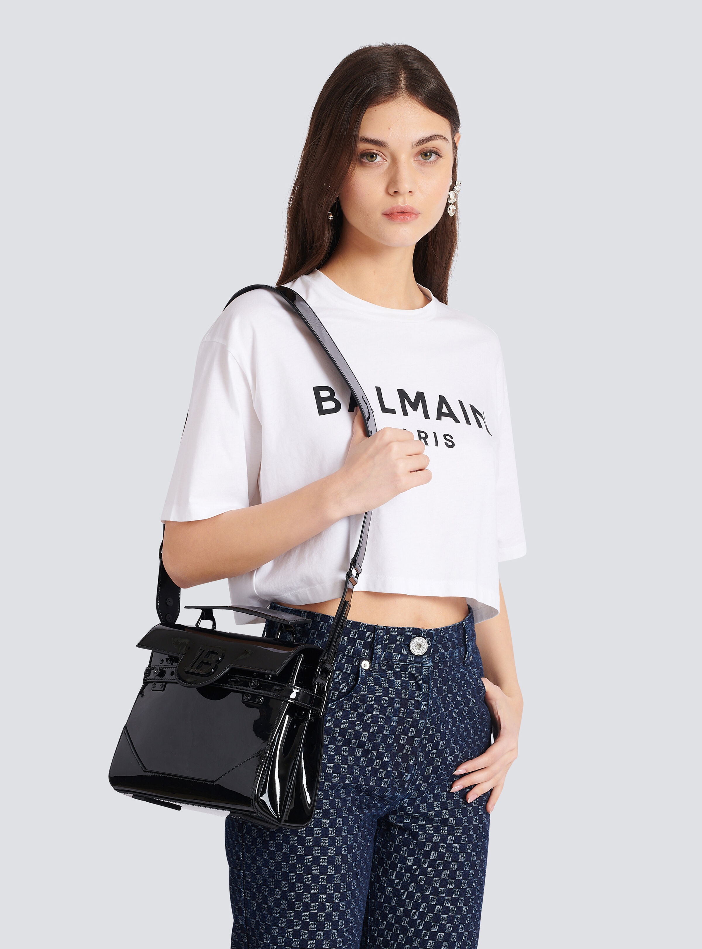 B-Buzz 23 patent leather bag - 2