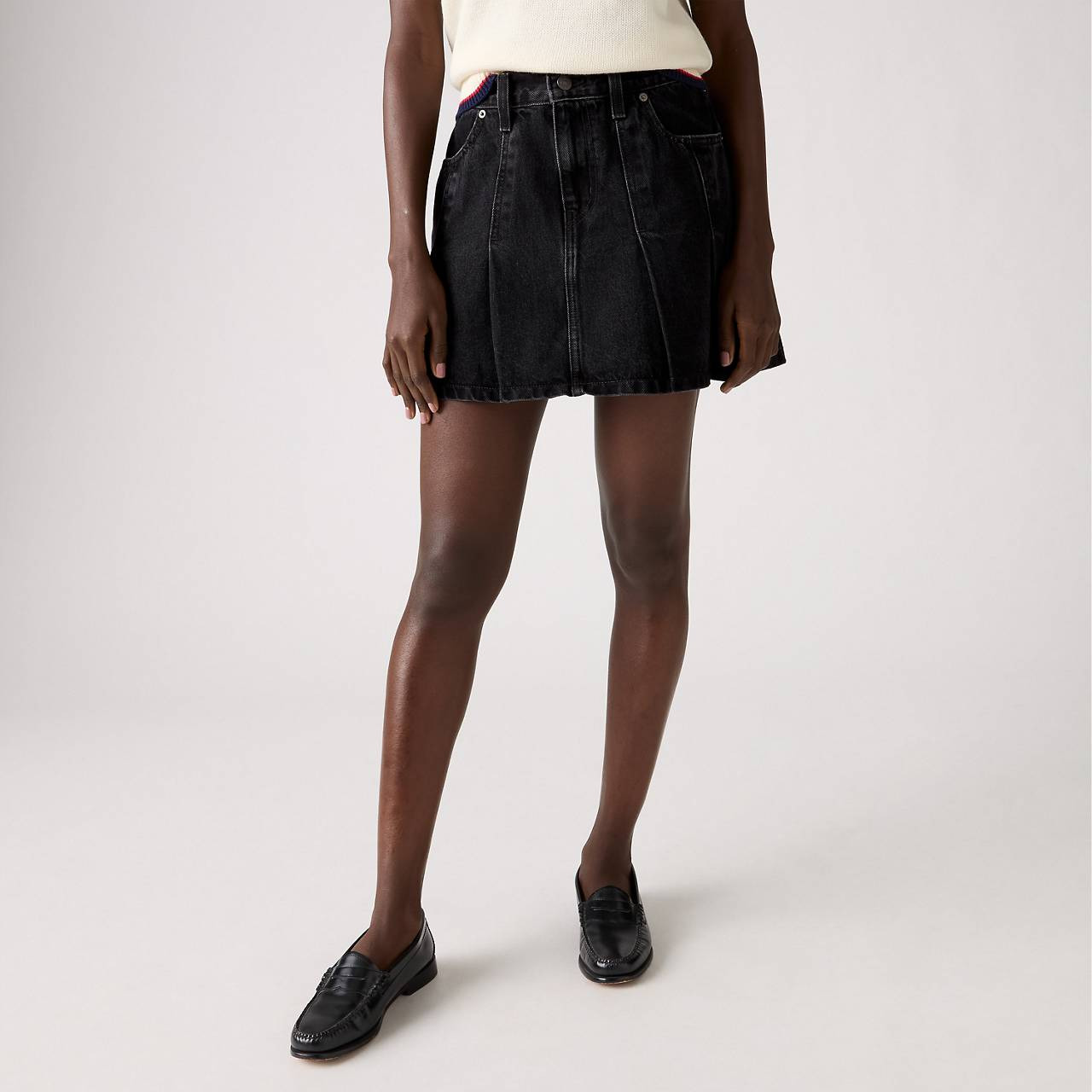 PLEATED MINI SKIRT - 6