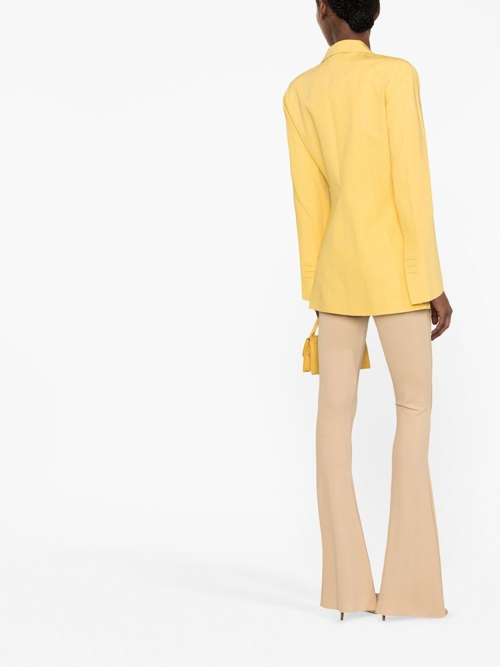 asymmetric double-breasted blazer - 4