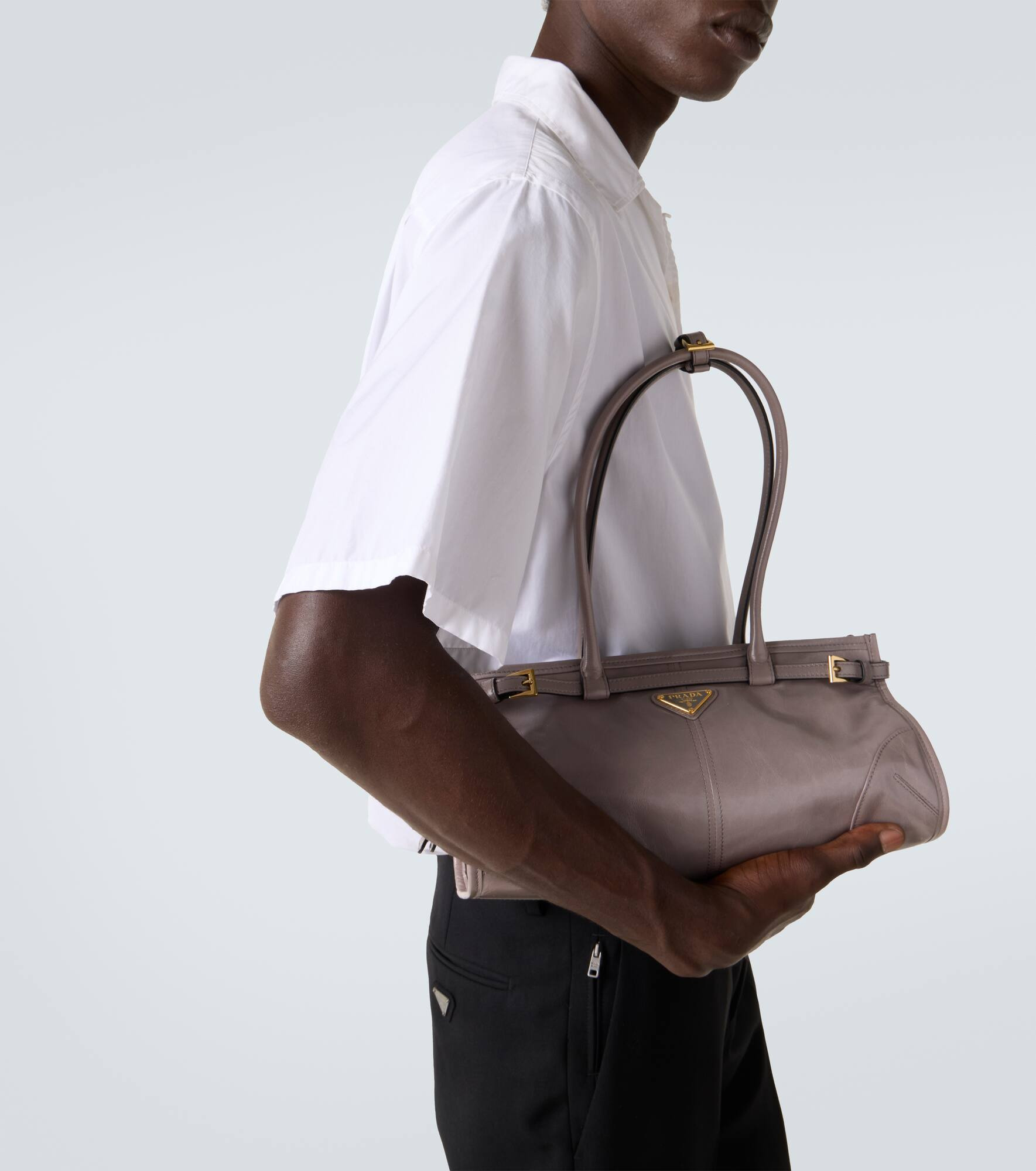 Prada Bonnie Medium leather shoulder bag - 3