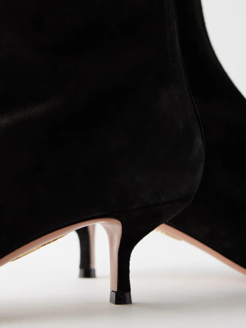 AQUAZZURA Montmartre 50 suede ankle boots | matchesfashion