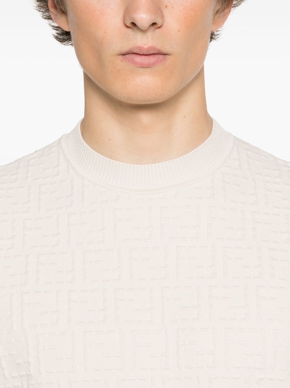 FF-embroidered T-shirt - 4