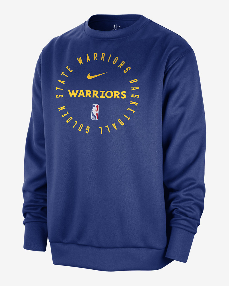Golden State Warriors Spotlight Men's Nike Dri-FIT NBA Crew-Neck Sweatshirt 1
