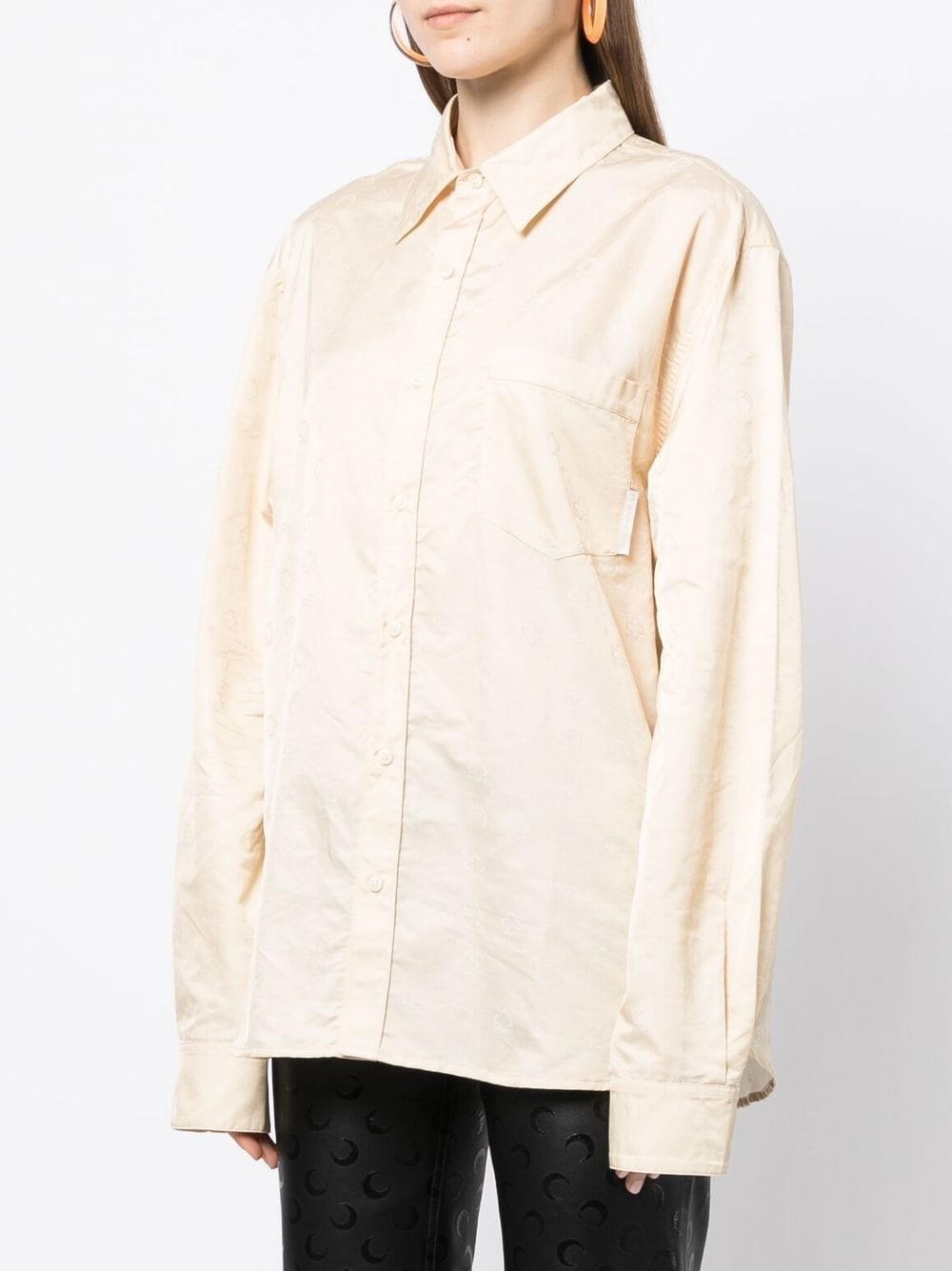 all-over logo-print shirt - 3