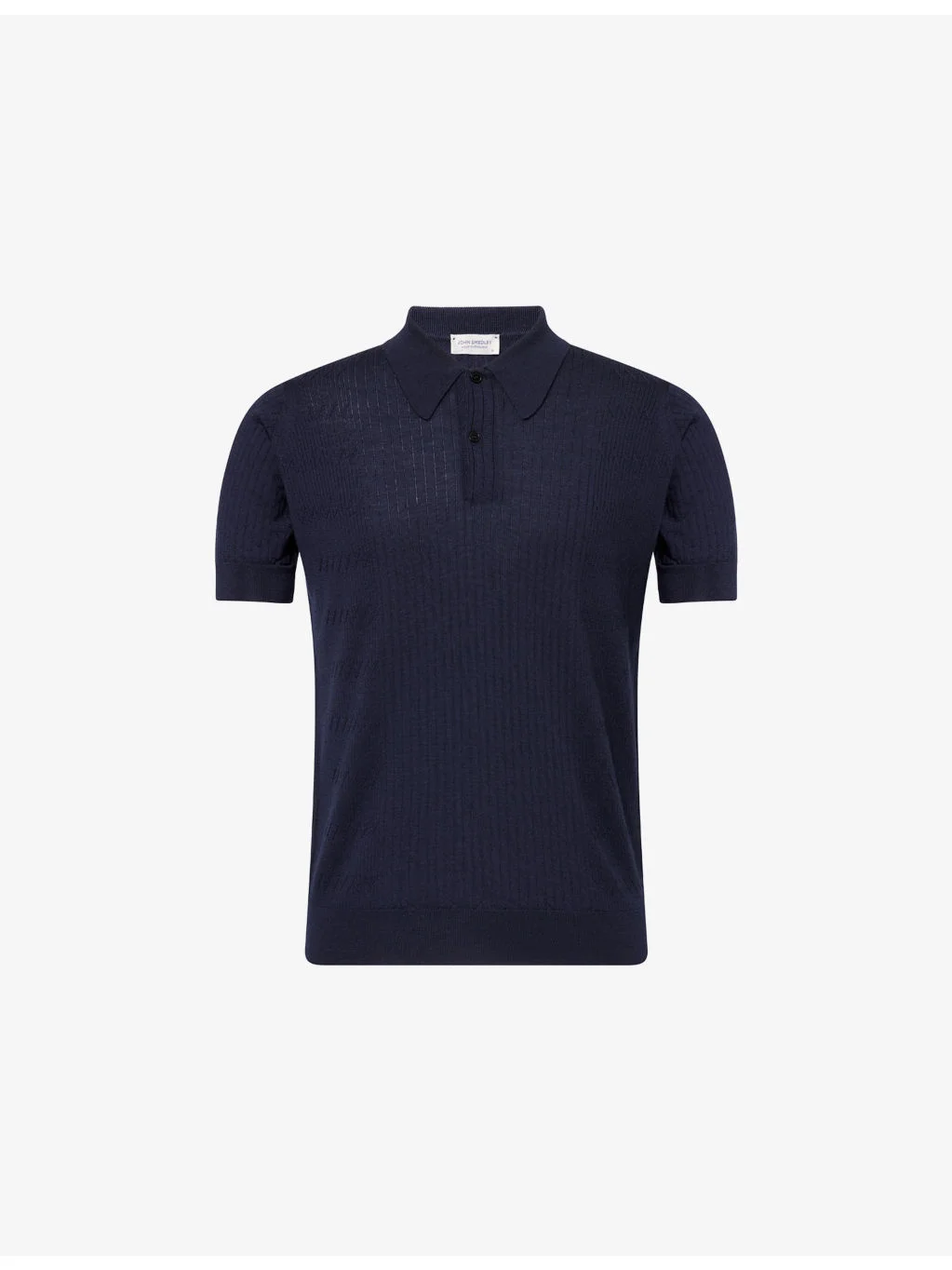 Croall Ribbed Merino-Wool Polo Shirt - 1