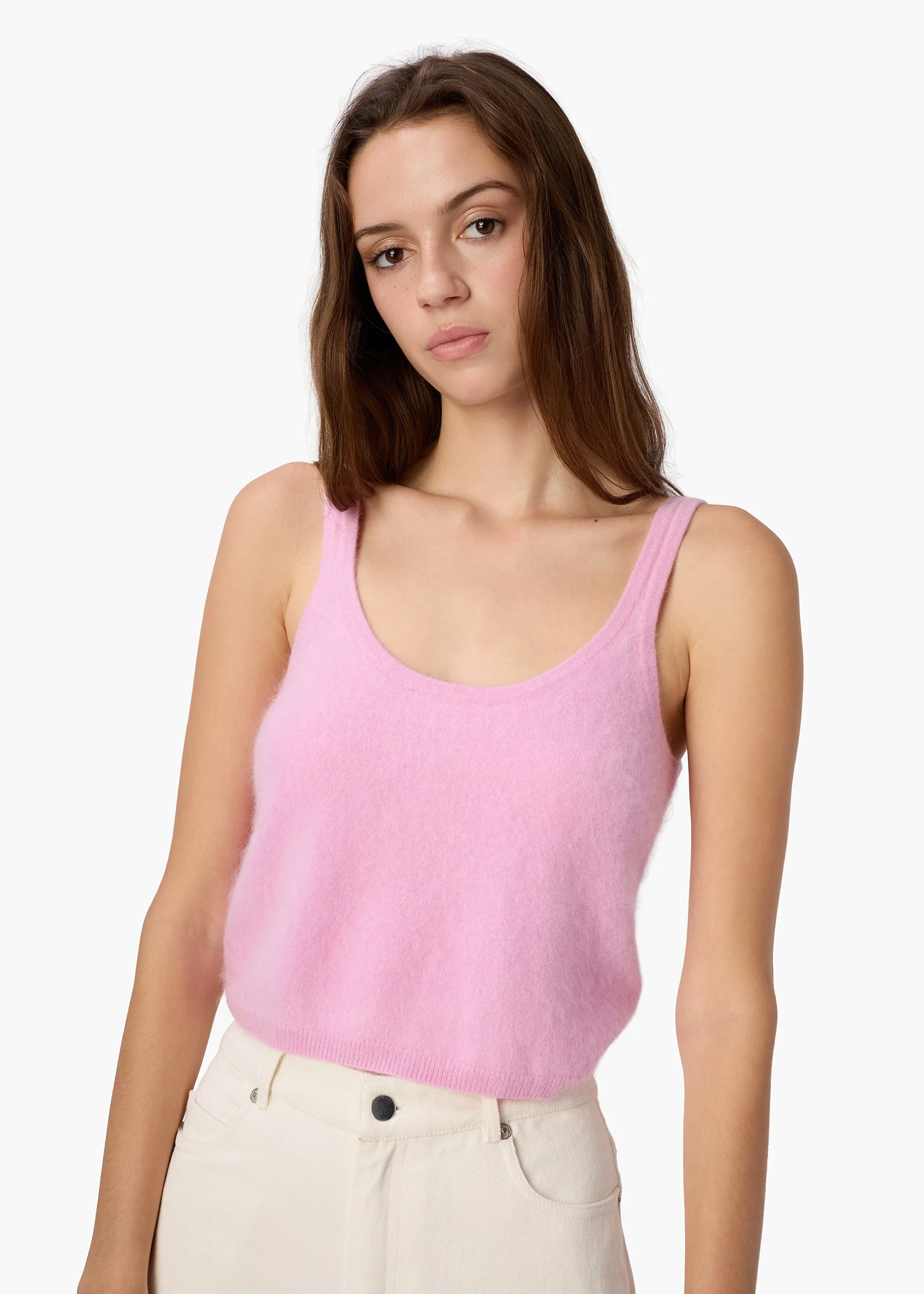 AMI CASHMERE TANK AURORA - 1