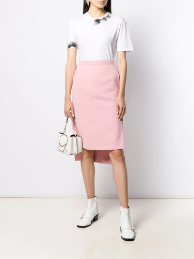 N°21 high low hem skirt outlook