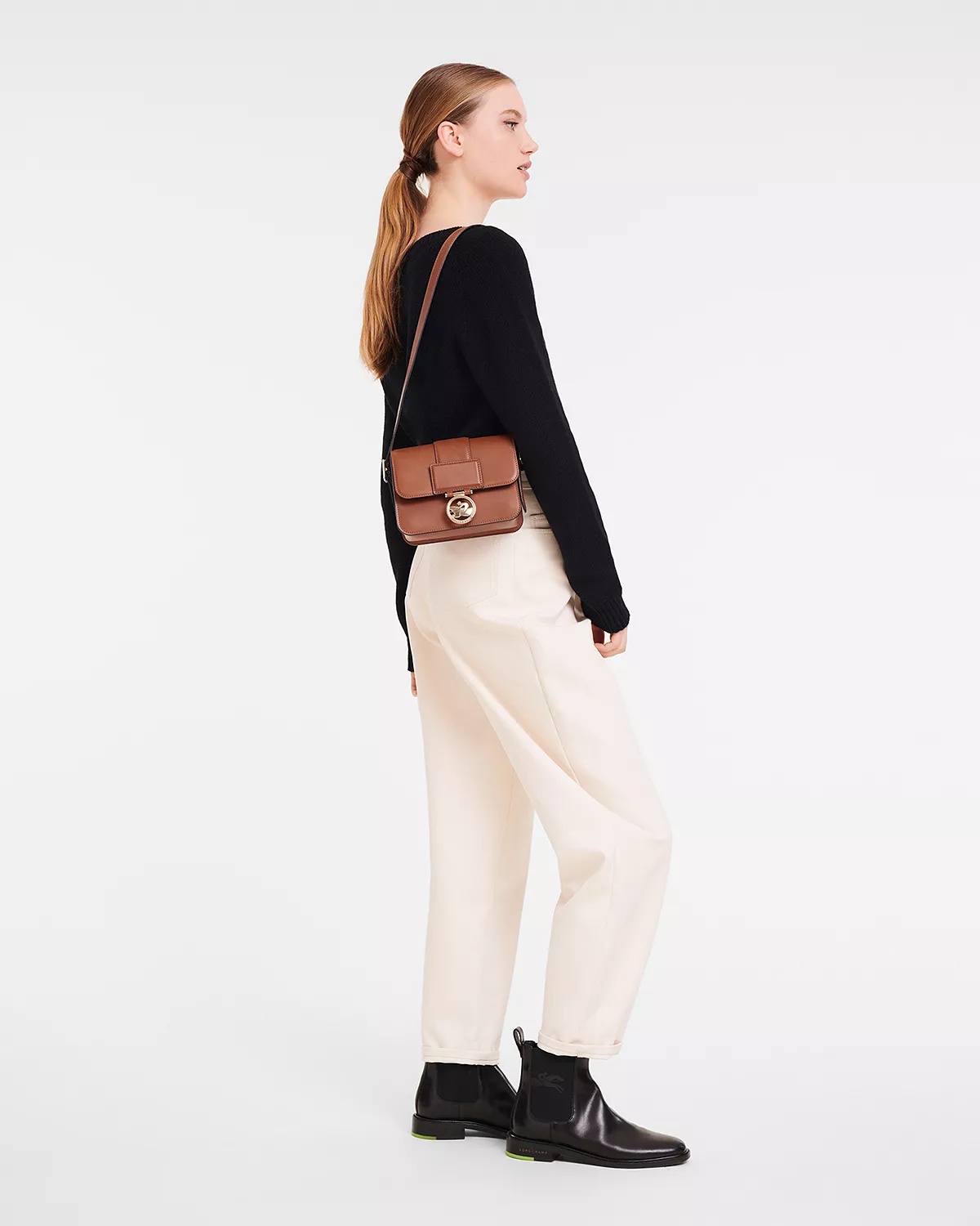 Box-Trot Small Leather Crossbody Bag - 2