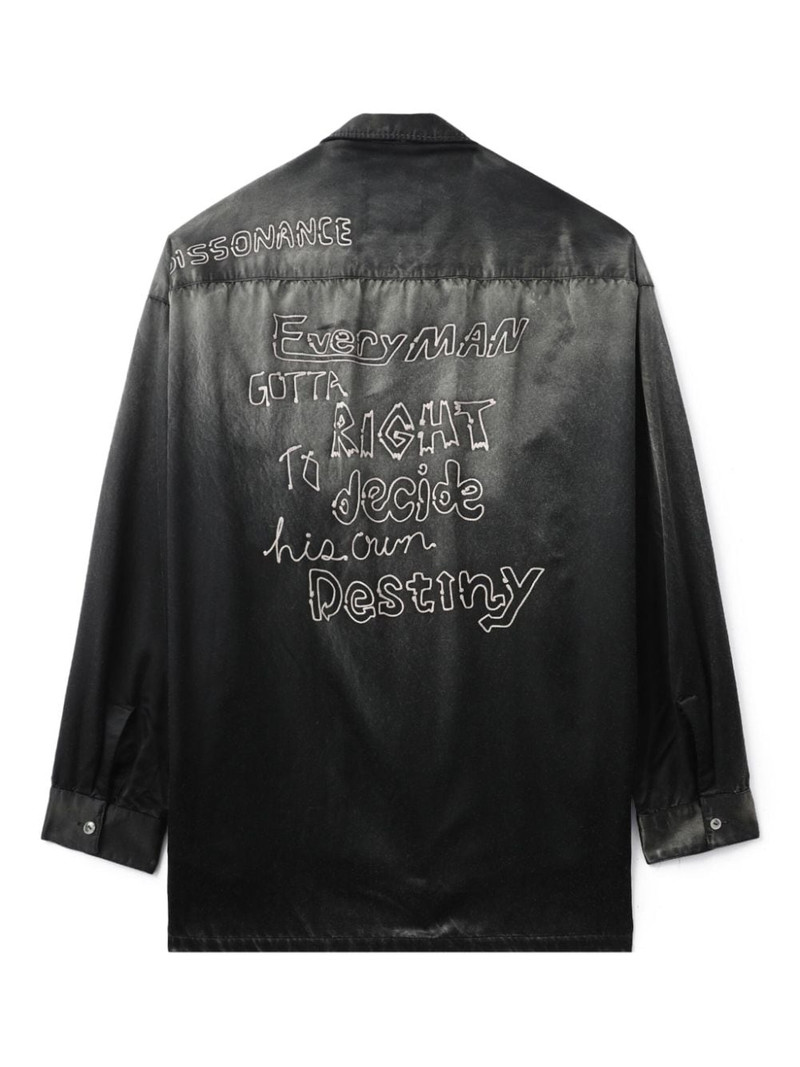 logo-patch shirt 6