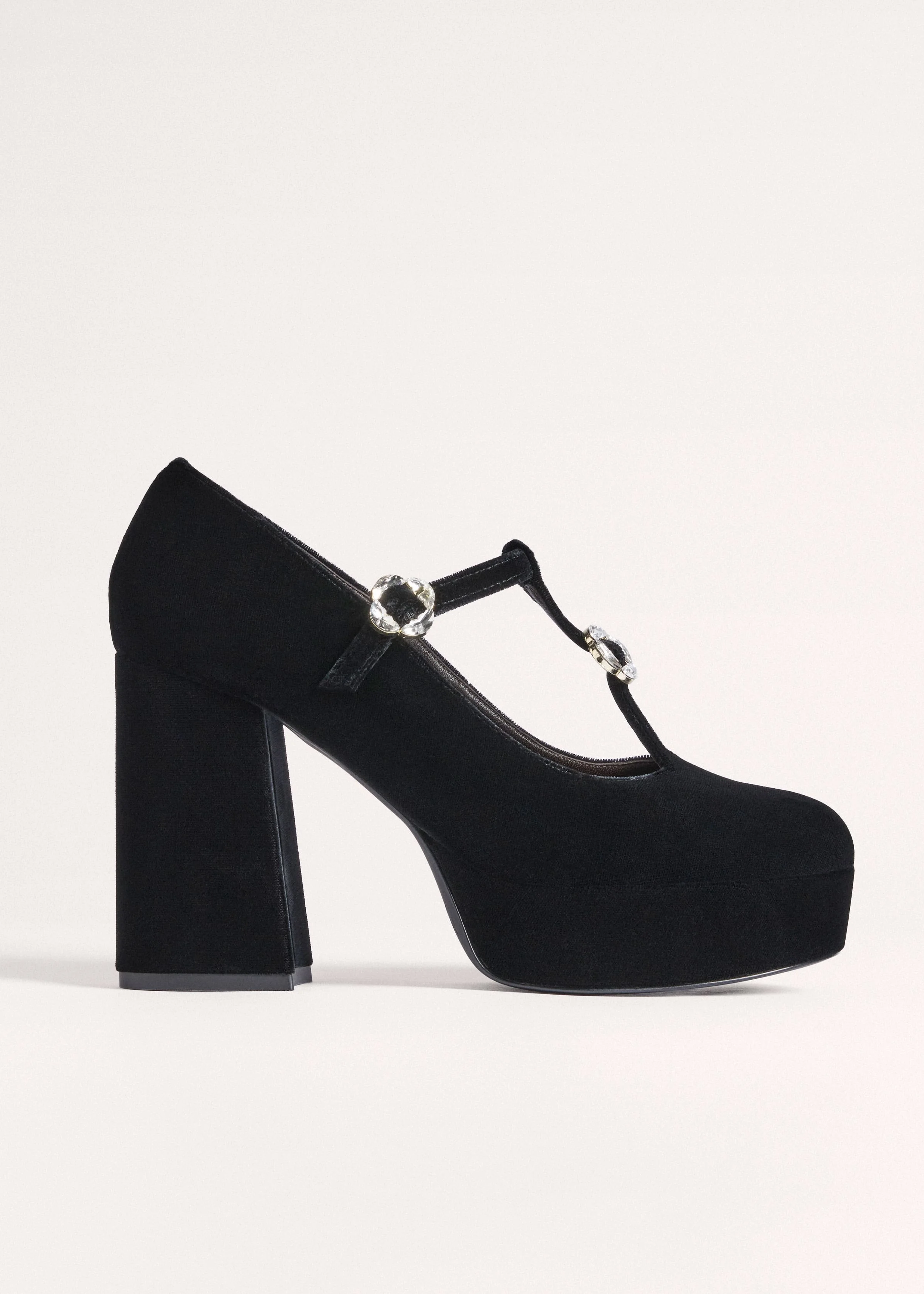 T-Bar Platform Heel - 1