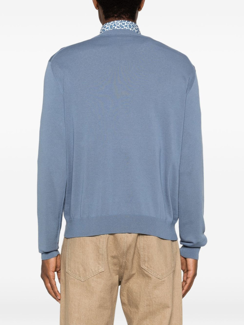 Pegaso-embroidered sweater 4