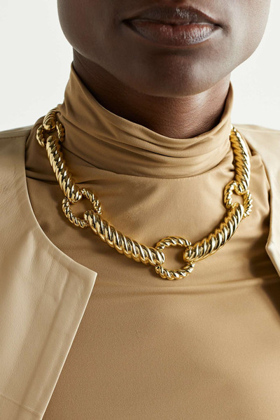 DAVID WEBB Rope 18-karat gold necklace outlook