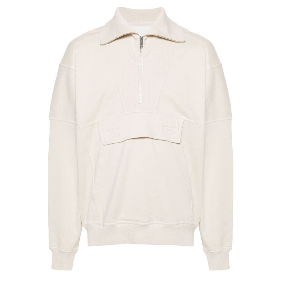Isabel Marant Men's Ecru Preston Cotton Sweatshirt - 5