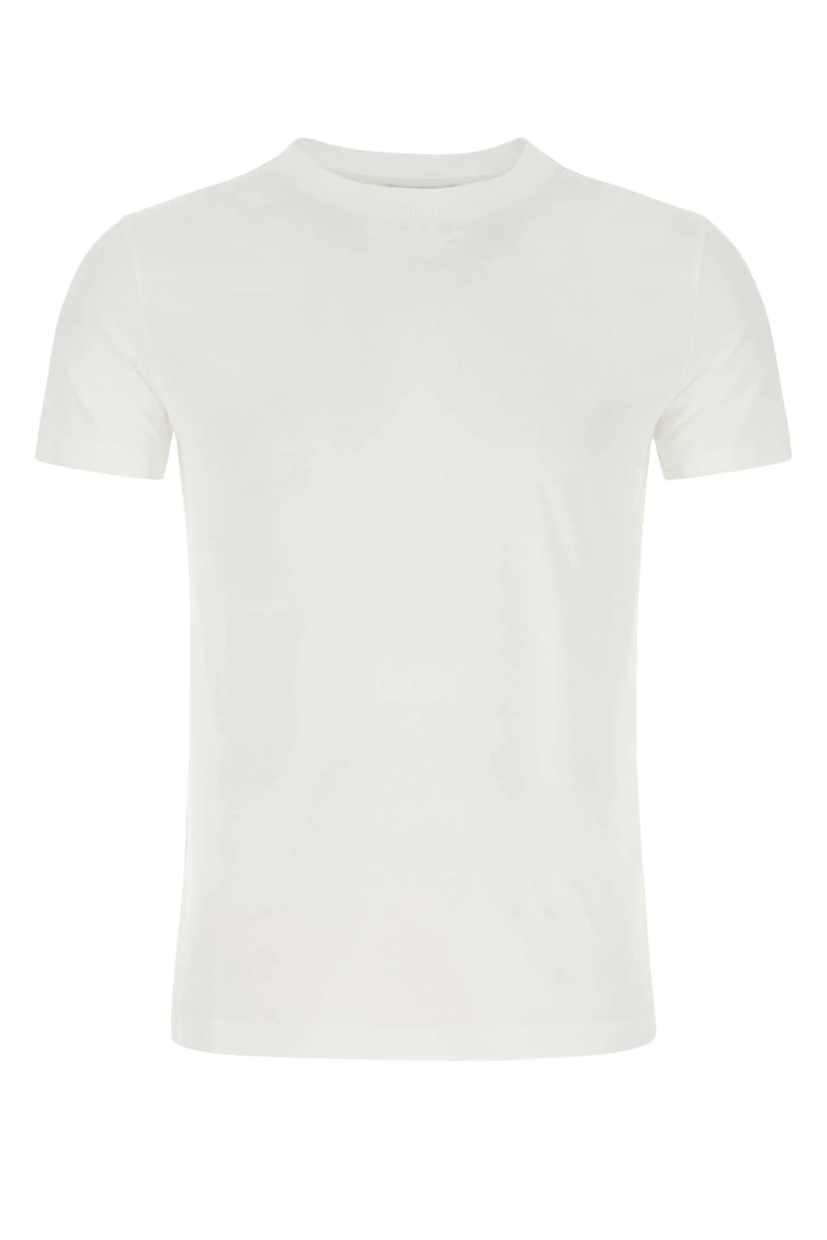 Prada Men White Cotton T-Shirt Set - 1
