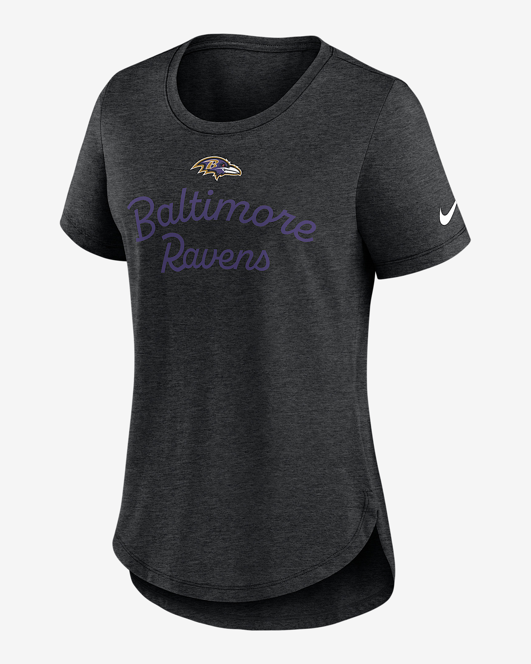 Baltimore Ravens Script Women's Nike NFL T-Shirt - 1