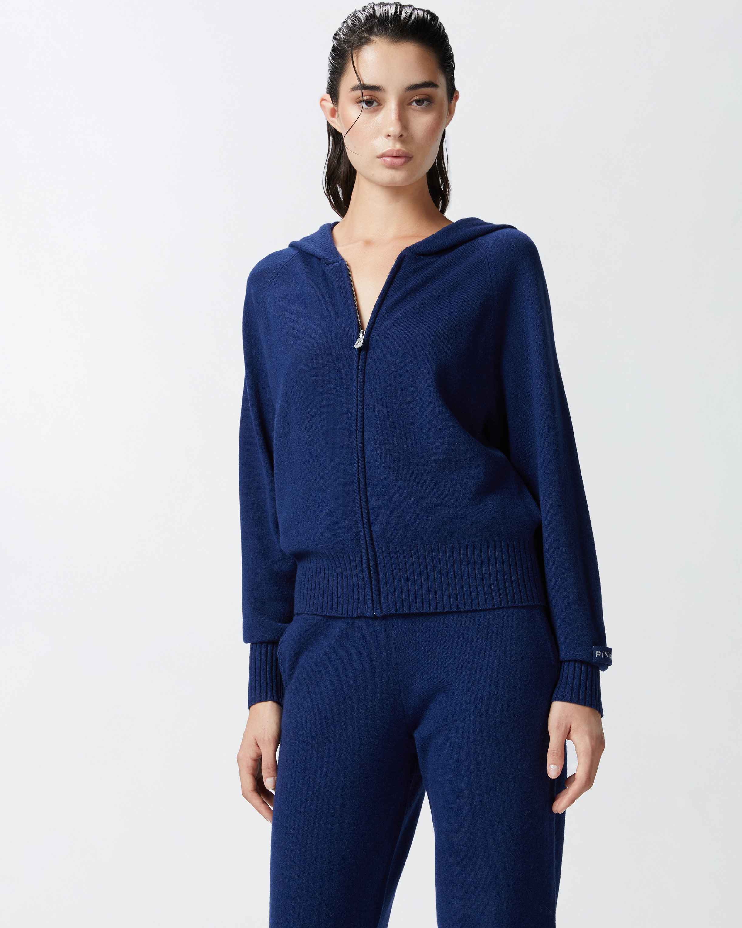 CASHMERE-BLEND HOODIE WITH ZIP - 3