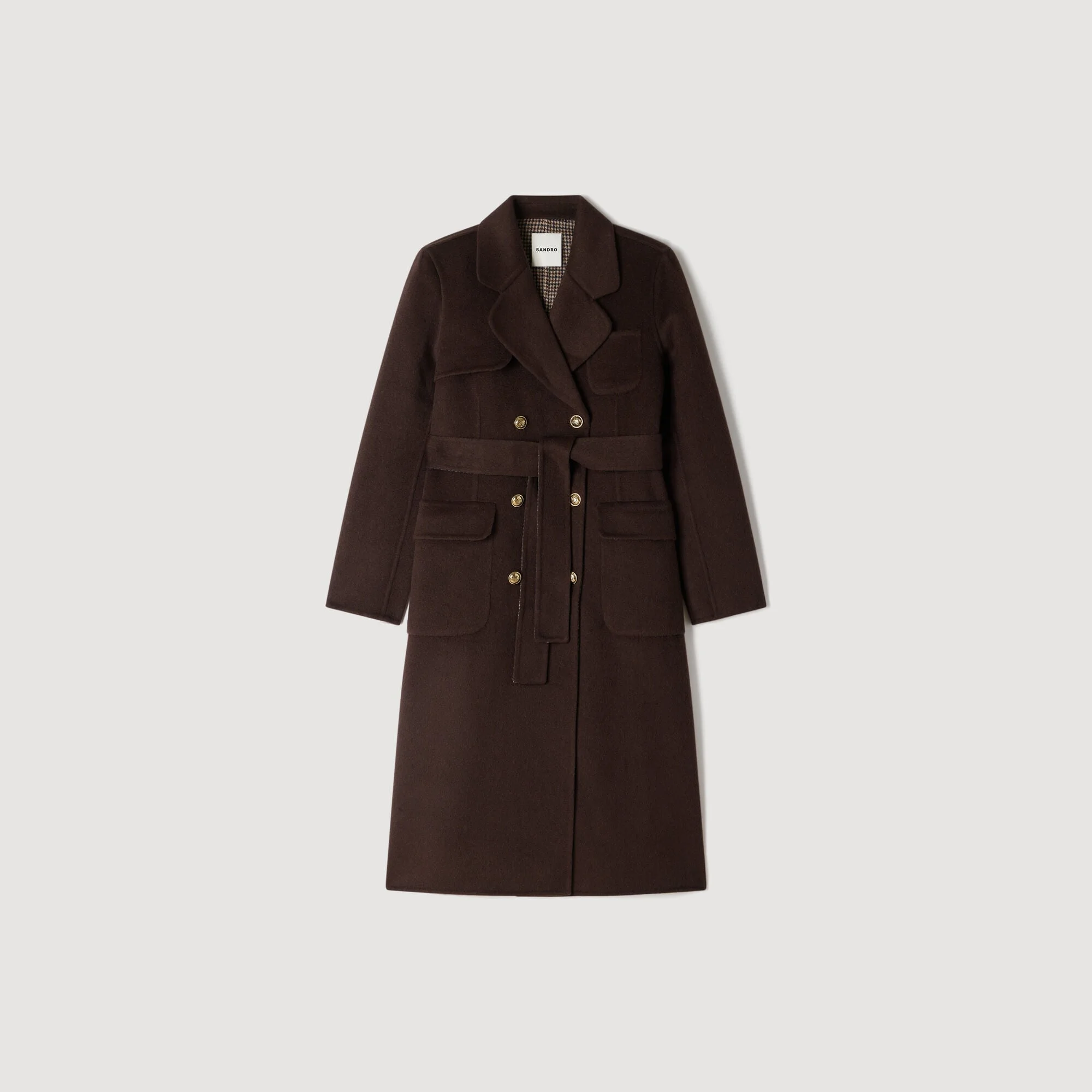 DOUBLE-FACED CHECK COAT - 1