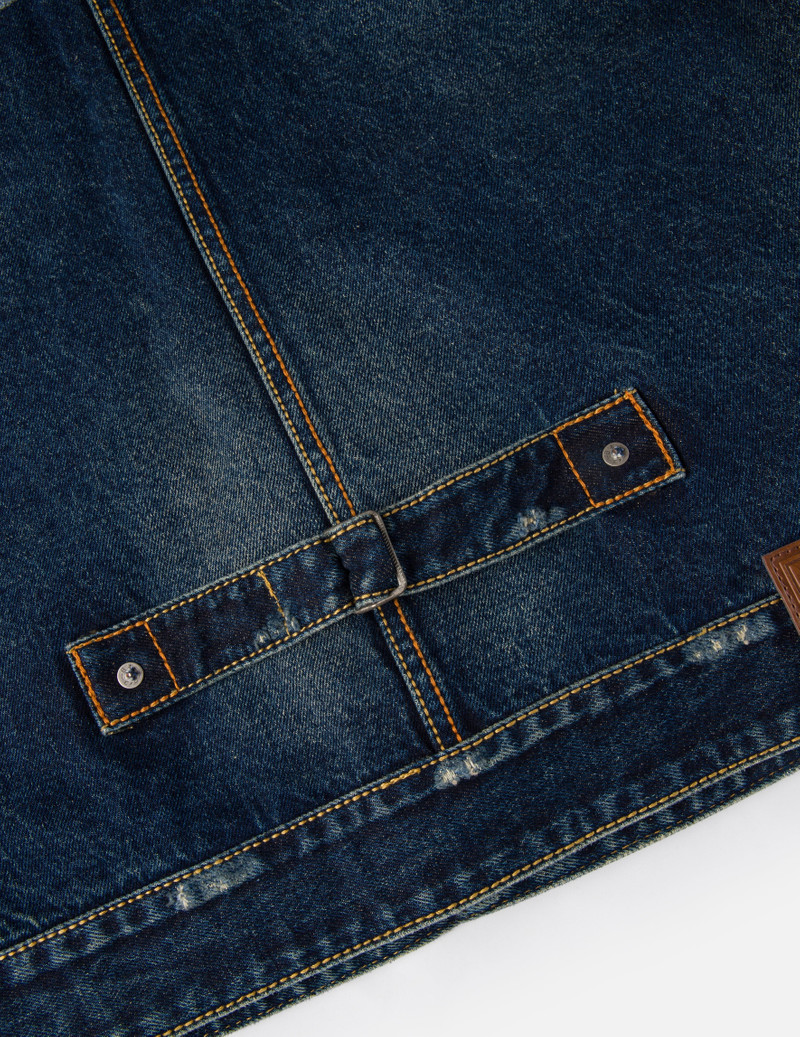 EVISU X GDC Washed Relax Fit Denim Jacket 13
