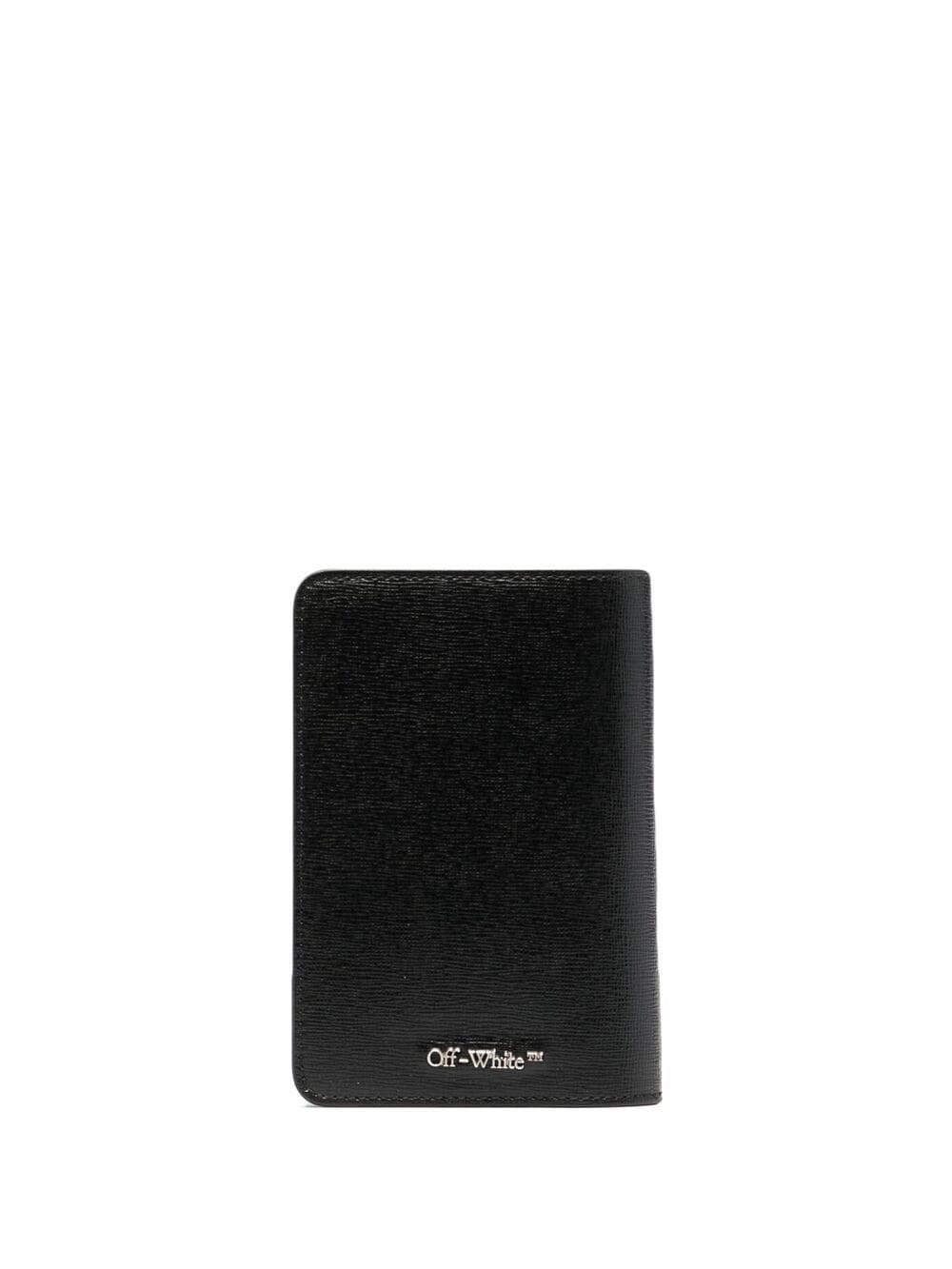 logo-lettering passport case - 2