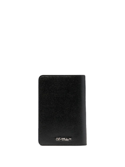 Off-White logo-lettering passport case outlook