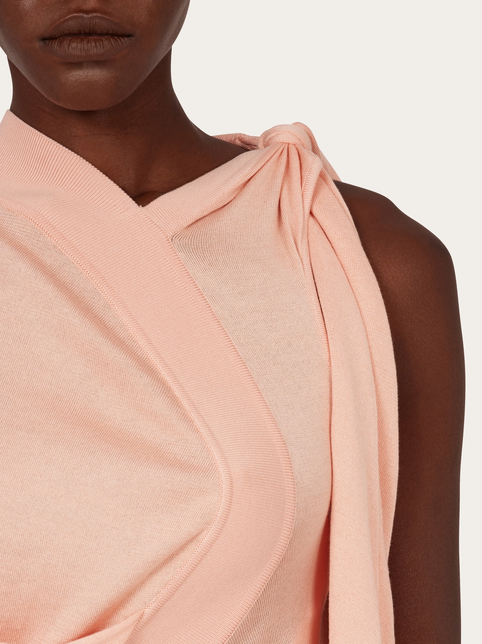 Asymmetric knitted dress - 5