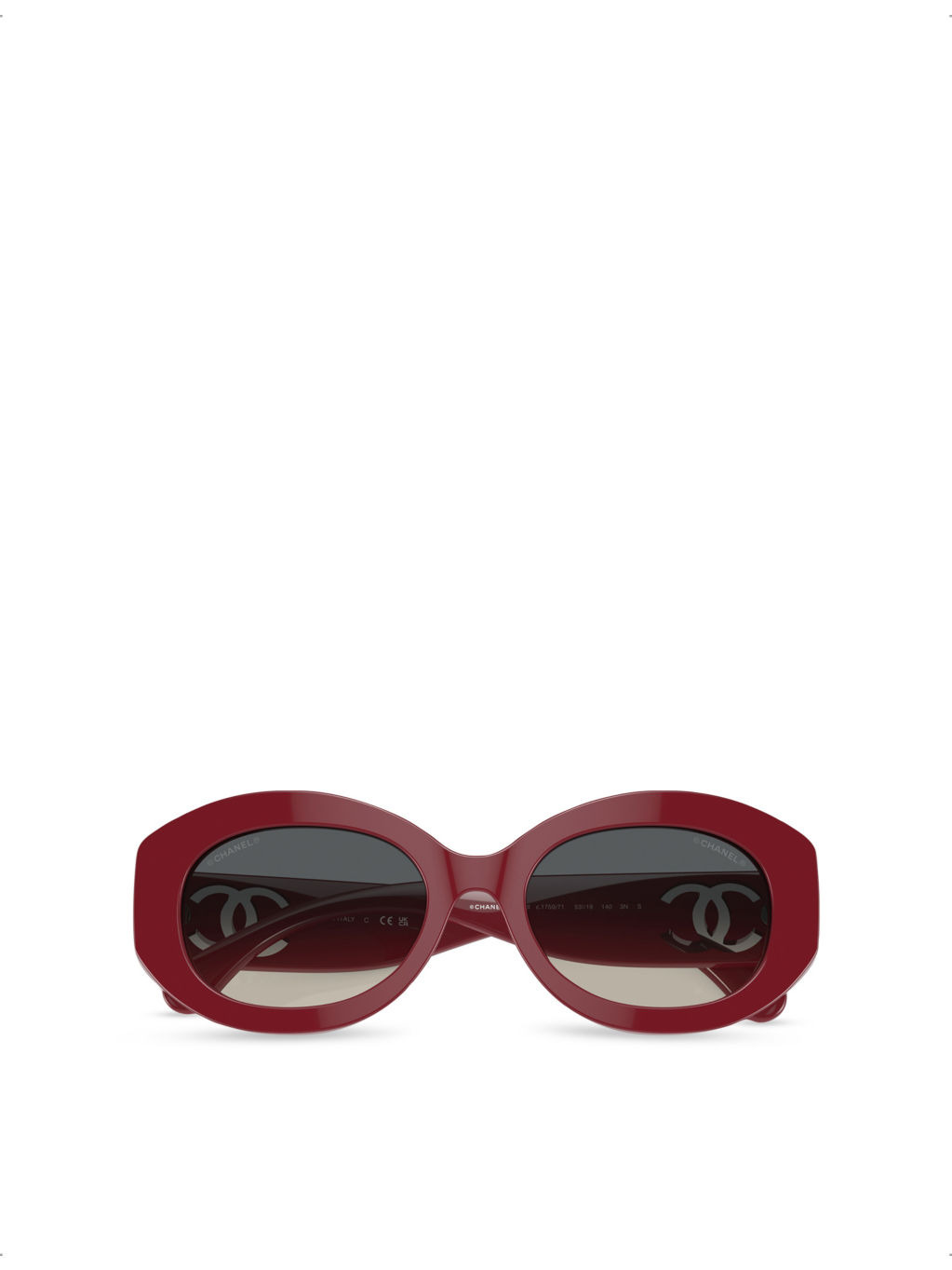 CH5528 Oval-Frame Acetate Sunglasses - 5