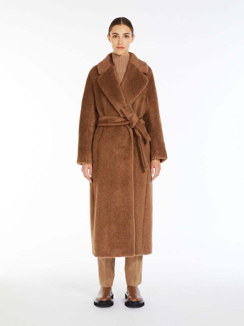 BORBONE Oversized alpaca and wool coat 3