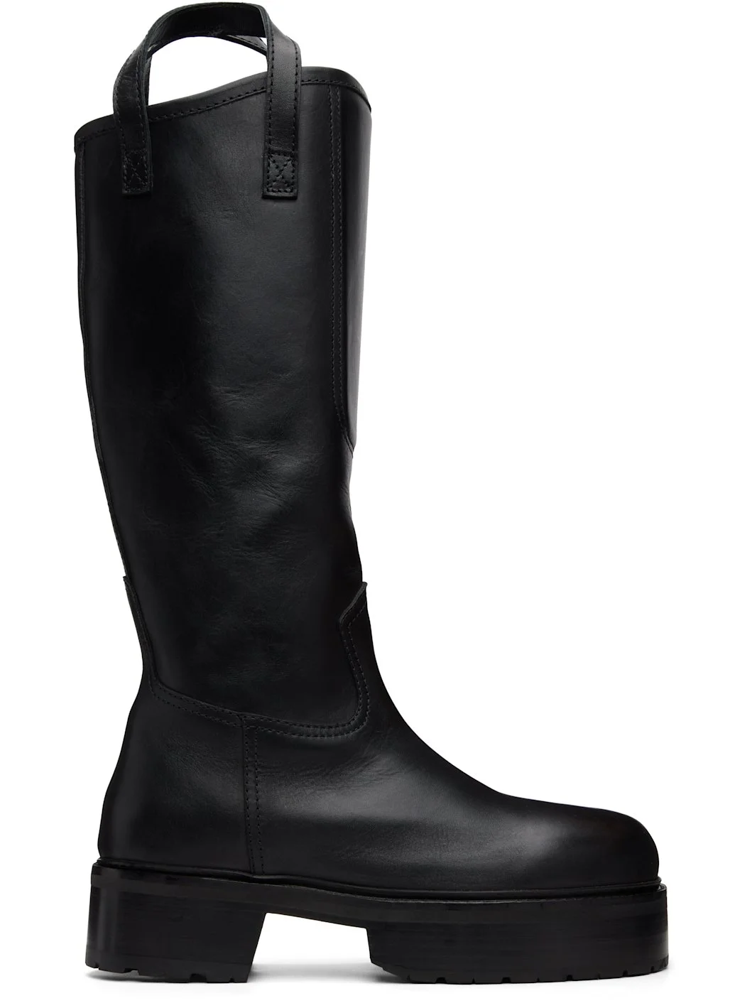 Black Welder Tall Boots - 1