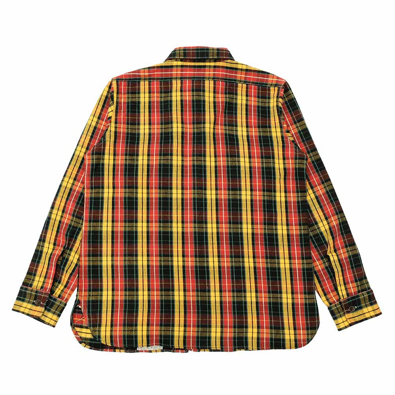 Warehouse & Co. Lot.3022 FLANNEL SHIRTS WITH CHINSTRAP - F-Pattern - ONE WASH - WH-3022F24 outlook