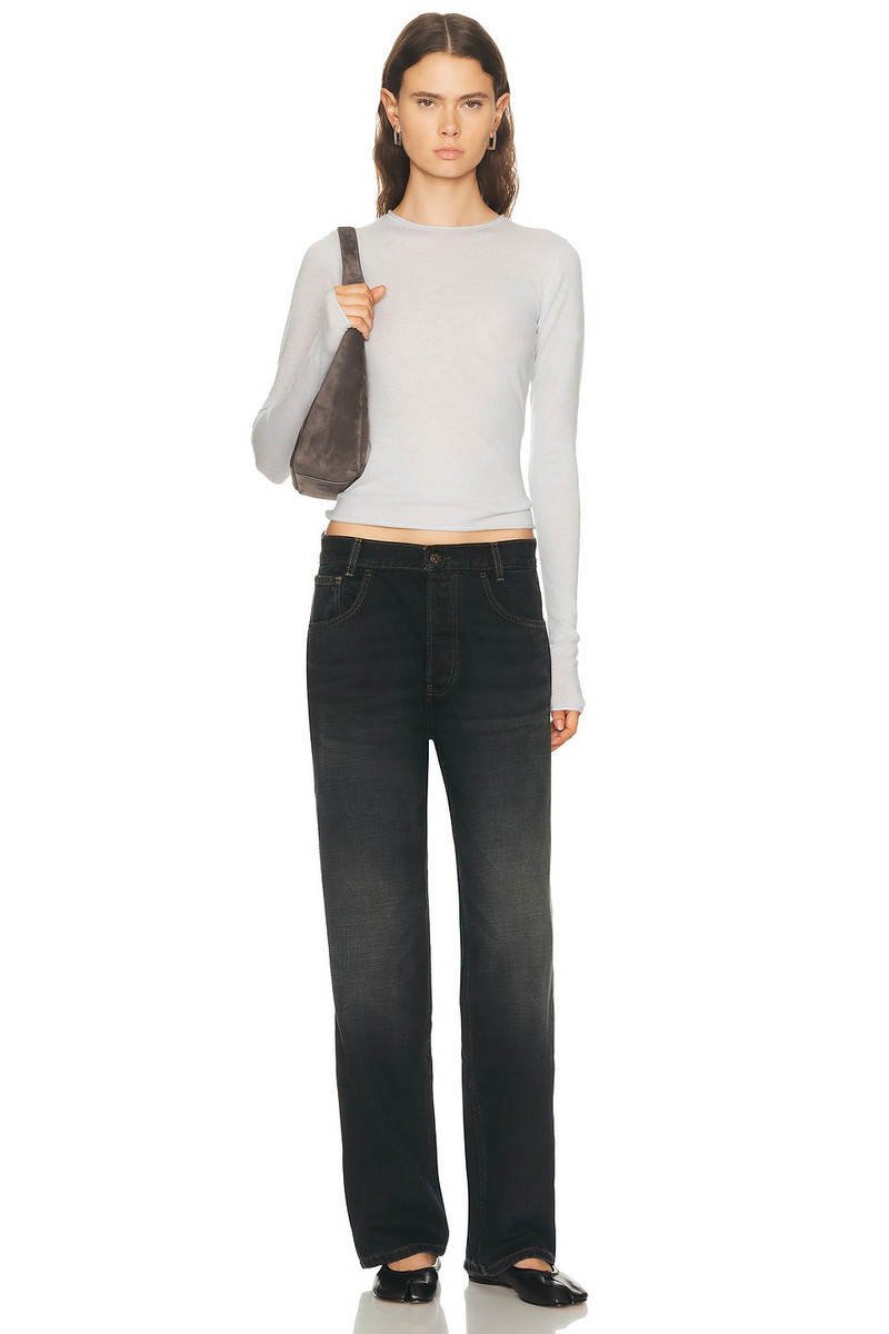 SKIMS Sheer Cashmere Long Sleeve Top outlook