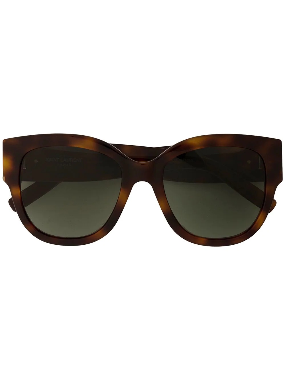 tortoiseshell square-frame sunglasses - 1