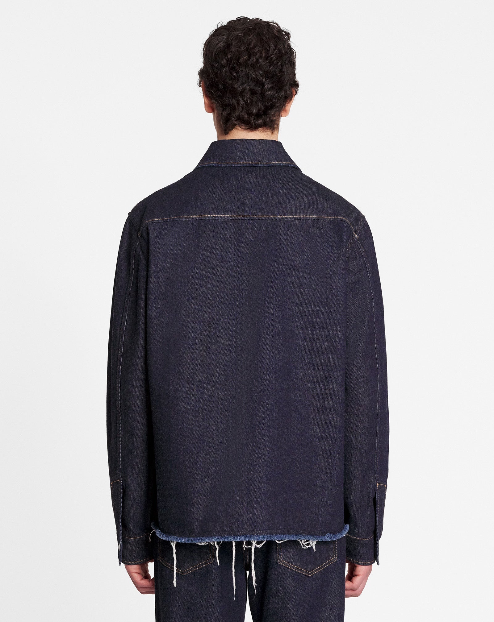ZIPPED DENIM SHIRT - 4